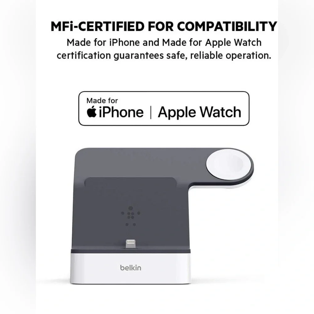 Belkin PowerHouse Charge Dock for Apple Watch + iPhone F8J237V2🔥🔥🔥